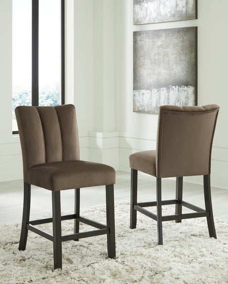 Furniture City Biloxi - Ashley Furniture - Jeshina Counter Height Barstool (Set of 2) - Counter Height Barstool (Set of 2) / Mocha - PCD581-124X2