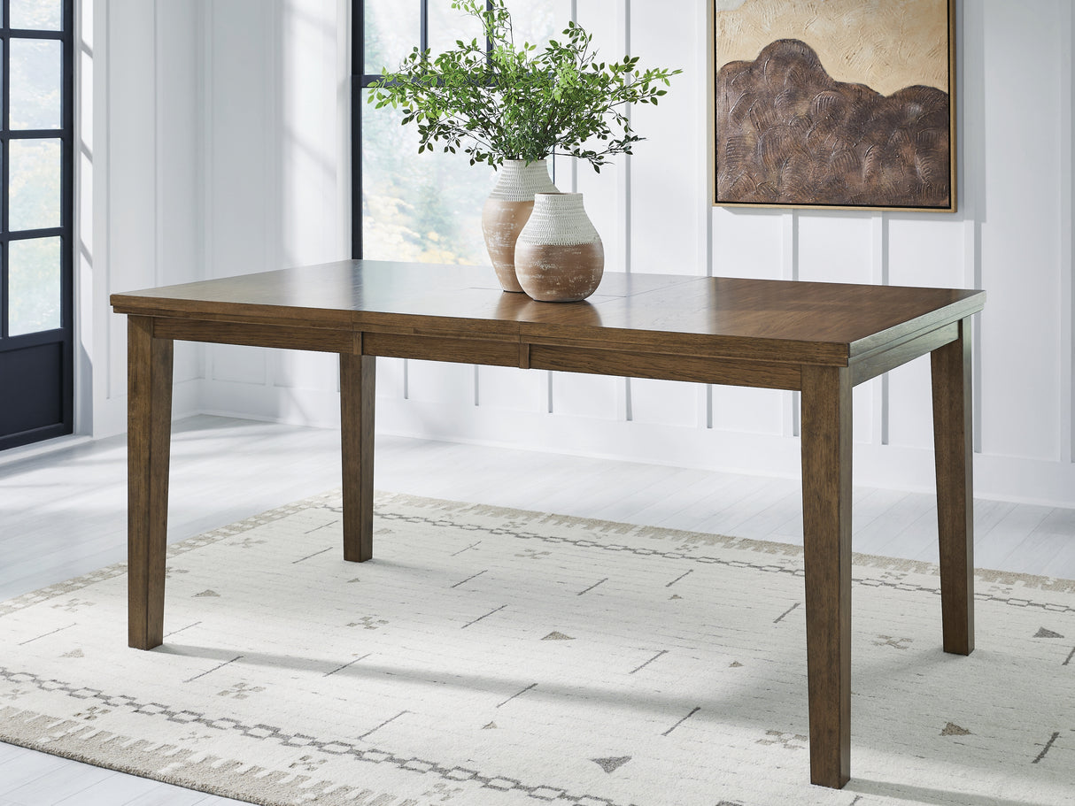 Furniture City Biloxi - Ashley Furniture - Urbinforte Dining Room - DRM Counter Butterfly EXT TBL / Light Brown - PCD592-32