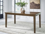 Furniture City Biloxi - Ashley Furniture - Urbinforte Dining Room - DRM Counter Butterfly EXT TBL / Light Brown - PCD592-32