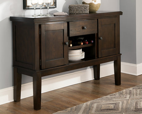 Furniture City Biloxi - Ashley Furniture - Haddigan Dining Room - Counter Height Barstool (Set of 2) / Dark Brown - D596-224X2