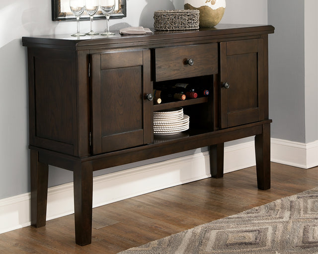 Furniture City Biloxi - Ashley Furniture - Haddigan Dining Room - Counter Height Barstool (Set of 2) / Dark Brown - D596-224X2