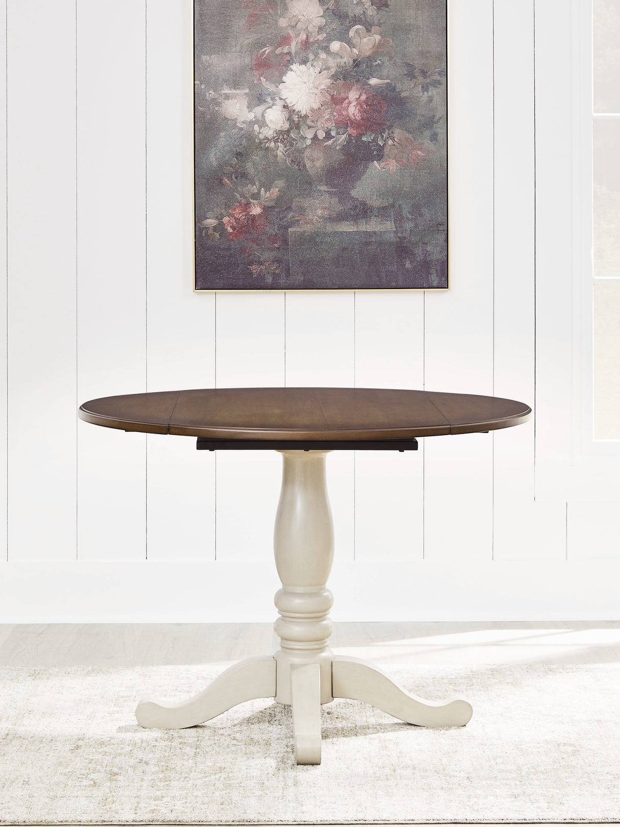 Furniture City Biloxi - Ashley Furniture - Wirloni Dining Room - Round DRM Drop Leaf Table - PCD616-15