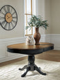Furniture City Biloxi - Ashley Furniture - Clorazi Dining Room - Oval DRM Butterfly EXT Table - PCD619-48