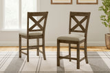 Furniture City Biloxi - Ashley Furniture - Moriville Dining Room - Counter Height Bar Stool (Set of 2) / Beige - D631-124X2