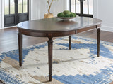 Furniture City Biloxi - Ashley Furniture - Lavinton Dining Room - Oval Dining Room EXT Table / Brown - D764-35