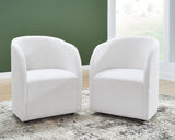 Furniture City Biloxi - Ashley Furniture - Rowanbeck Dining Room - Dining Chair (Set of 2) / Black - D821-02AX2