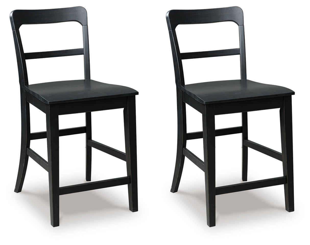 Furniture City Biloxi - Ashley Furniture - Greddinton Counter Height Barstool (Set of 2) - Counter Height Barstool (Set of 2) / Multi - PCD824-124X2
