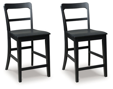 Furniture City Biloxi - Ashley Furniture - Greddinton Counter Height Barstool (Set of 2) - Counter Height Barstool (Set of 2) / Multi - PCD824-124X2