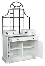 Furniture City Biloxi - Ashley Furniture - Greddinton Baker's Rack - Baker's Rack / White - PCD824D1