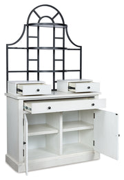 Furniture City Biloxi - Ashley Furniture - Greddinton Baker's Rack - Baker's Rack / White - PCD824D1