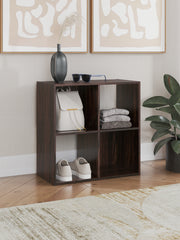 Furniture City Biloxi - Ashley Furniture - Glosmount Four Cube Organizer - Four Cube Organizer / Cherry/Light Brown - EA1055-2X2