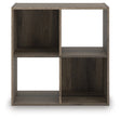 Furniture City Biloxi - Ashley Furniture - Shallifer Four Cube Organizer - Four Cube Organizer / Brown - EA1104-2X2