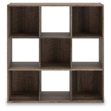 Furniture City Biloxi - Ashley Furniture - Shallifer Nine Cube Organizer - Nine Cube Organizer / Brown - EA1104-3X3