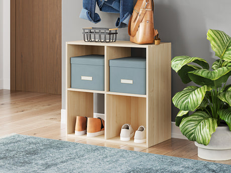 Furniture City Biloxi - Ashley Furniture - Piperton Four Cube Organizer - Four Cube Organizer / Charcoal - EA5514-2X2