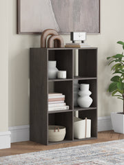 Furniture City Biloxi - Ashley Furniture - Piperton Six Cube Organizer - Six Cube Organizer / Charcoal - EA5514-3X2