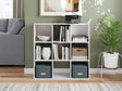 Furniture City Biloxi - Ashley Furniture - Onita Nine Cube Organizer - Nine Cube Organizer / White - EA9630-3X3
