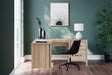 Furniture City Biloxi - Ashley Furniture - Battelle Office Desk - Home Office Desk / Tan - H3929-134