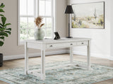 Furniture City Biloxi - Ashley Furniture - Robbinsdale Office Desk - L-Shaped Home Office Desk / Antique White - H742H1