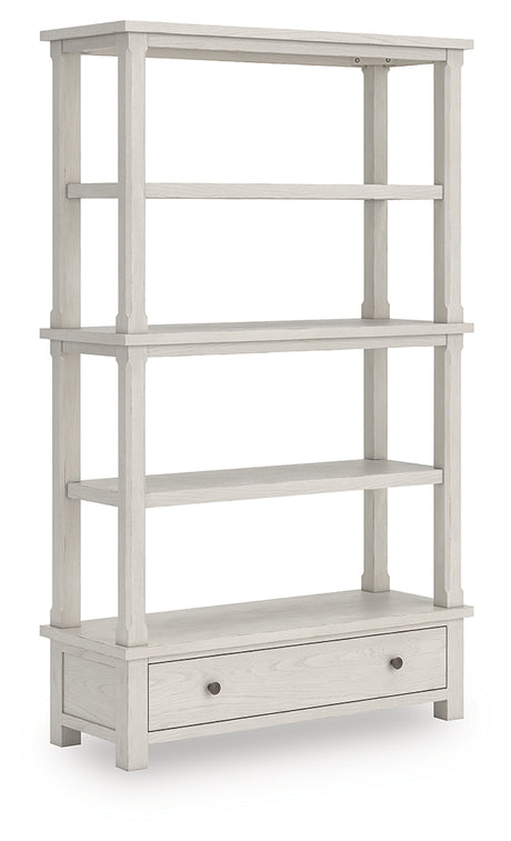 Furniture City Biloxi - Ashley Furniture - Robbinsdale Bookcase - Bookcase / Antique White - H742-70