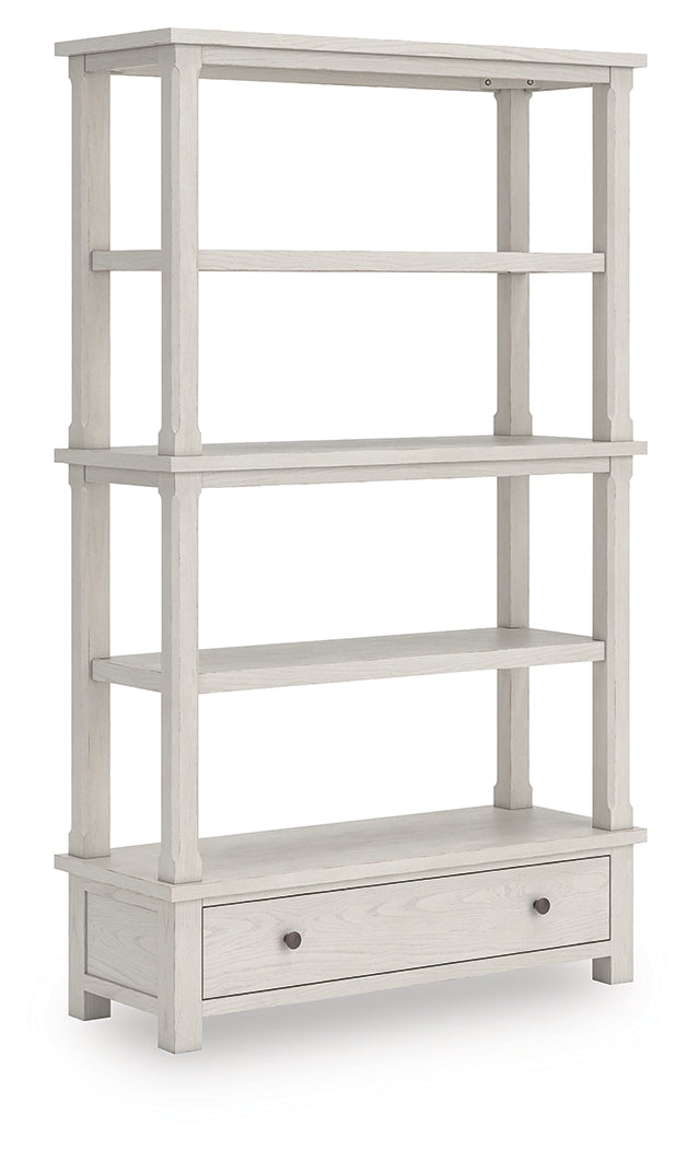 Furniture City Biloxi - Ashley Furniture - Robbinsdale Bookcase - Bookcase / Antique White - H742-70