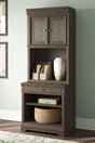 Furniture City Biloxi - Ashley Furniture - Janismore Bookcase - Bookcase / Weathered Gray - H776H7