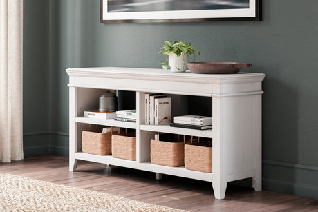 Furniture City Biloxi - Ashley Furniture - Kanwyn Credenza - Credenza / Whitewash - H777-46