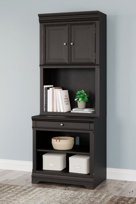 Furniture City Biloxi - Ashley Furniture - Beckincreek Bookcase - Bookcase / Black - H778H7