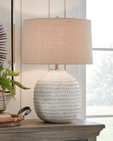 Furniture City Biloxi - Ashley Furniture - Jamon Lighting - Table Lamp (Set of 2) / Beige - L100764X2