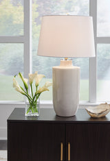 Furniture City Biloxi - Ashley Furniture - Cylener Lighting - Table Lamp (Set of 2) / Off White - L100794X2