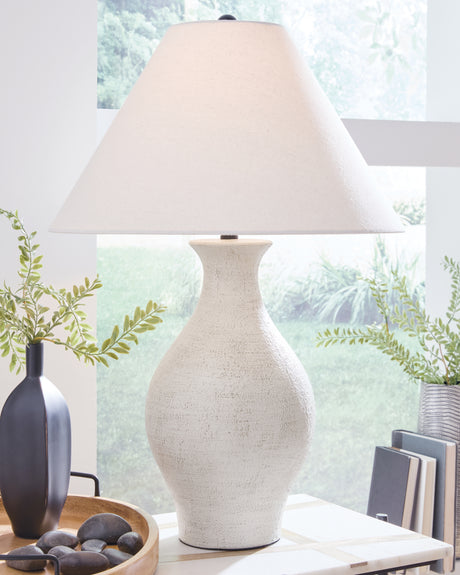 Furniture City Biloxi - Ashley Furniture - Ashbend Lighting - Ceramic Table Lamp (1/CN) - L100884