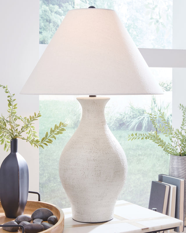 Furniture City Biloxi - Ashley Furniture - Ashbend Lighting - Ceramic Table Lamp (1/CN) - L100884