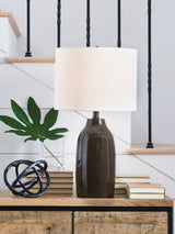 Furniture City Biloxi - Ashley Furniture - Jyler Lighting - Terracotta Table Lamp (1/CN) - L100904
