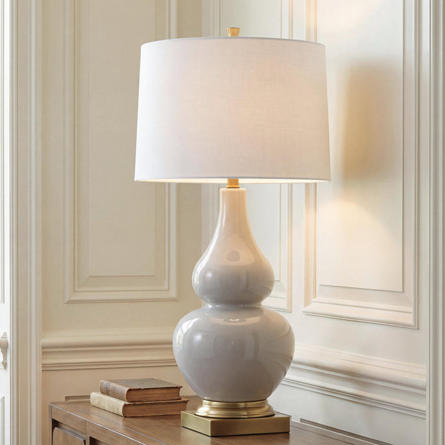 Furniture City Biloxi - Ashley Furniture - Weswick Lighting - Ceramic Table Lamp (1/CN) - L100934