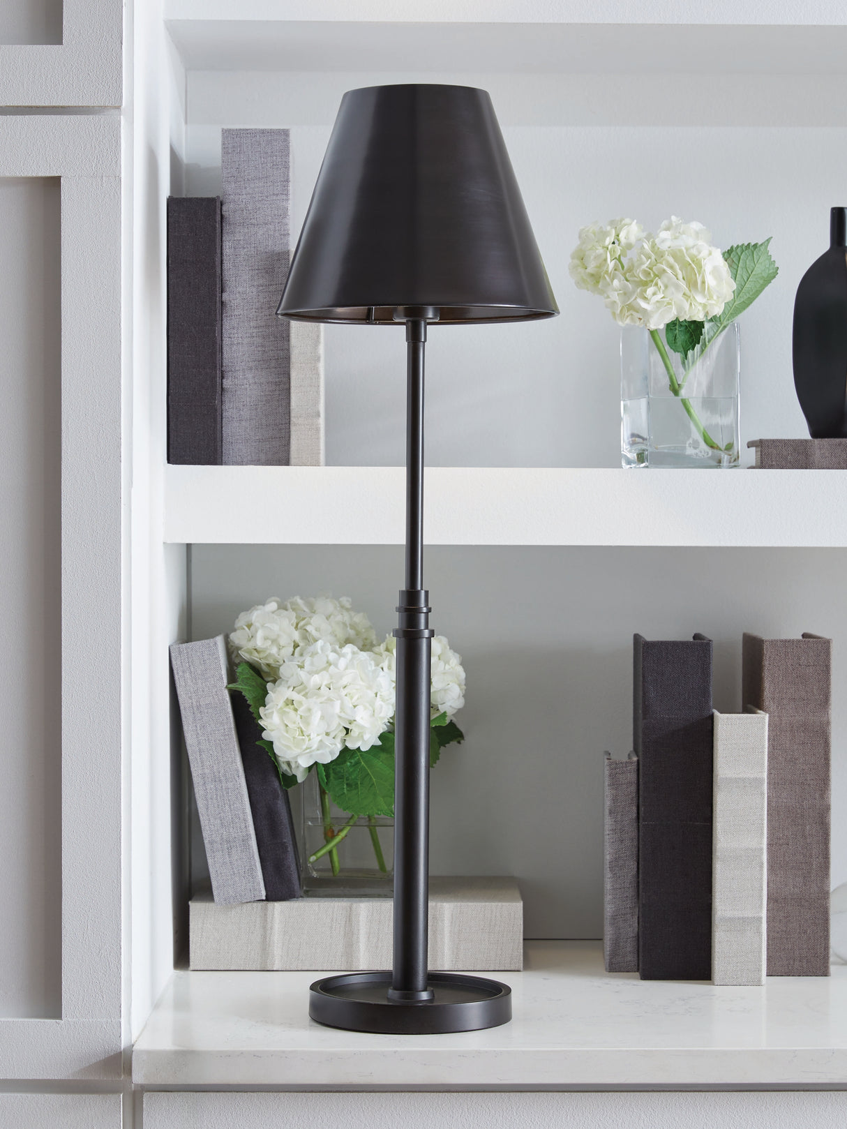 Furniture City Biloxi - Ashley Furniture - Wimner Lighting - Metal Table Lamp (1/CN) / Antique Bronze Finish - L208464