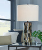 Furniture City Biloxi - Ashley Furniture - Ellford Lighting - Table Lamp (Set of 2) / Black/Brown/Cream - L235684X2