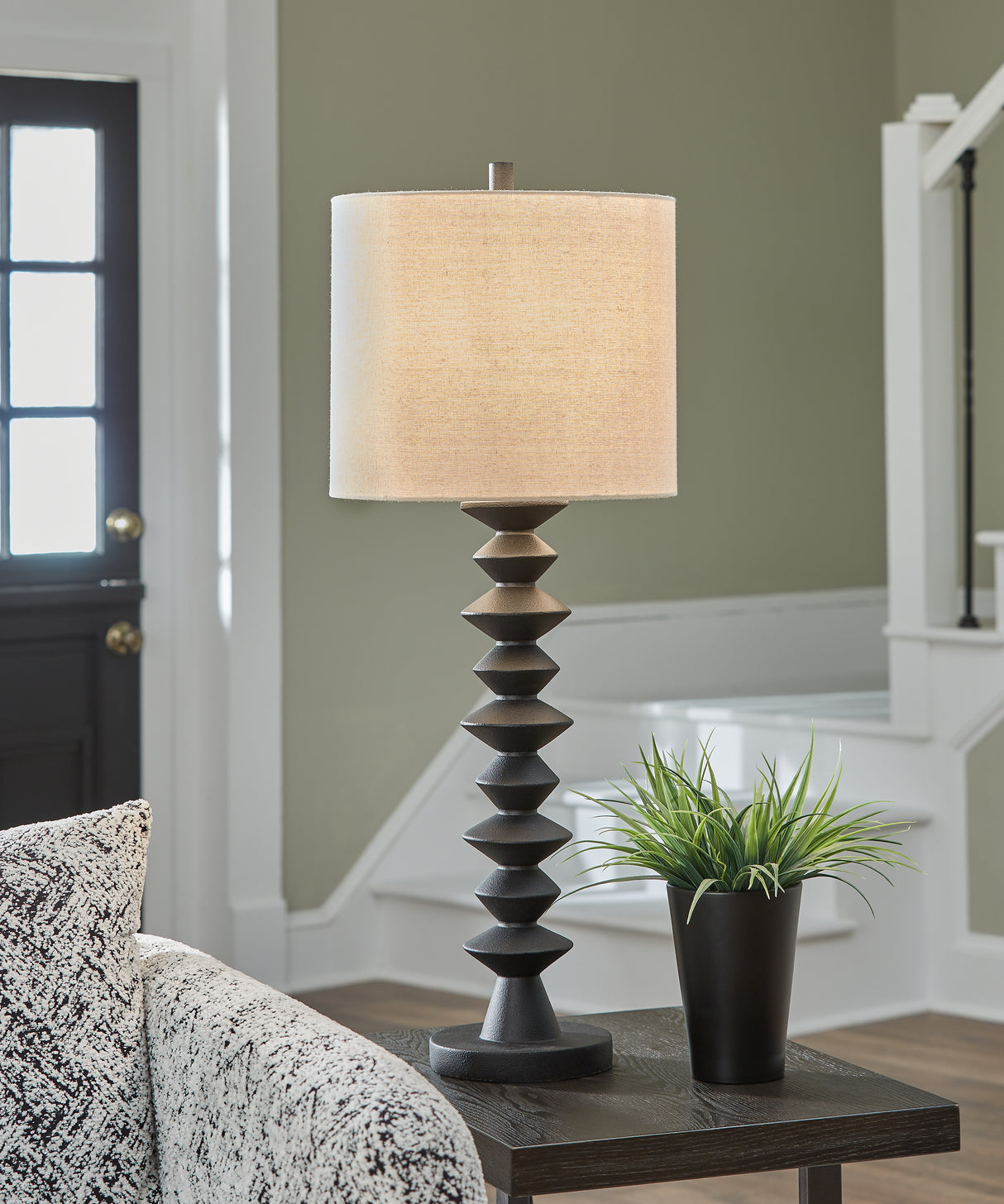 Furniture City Biloxi - Ashley Furniture - Luanndon Lighting - 2-Piece Lamp Set / Black - L235783X2