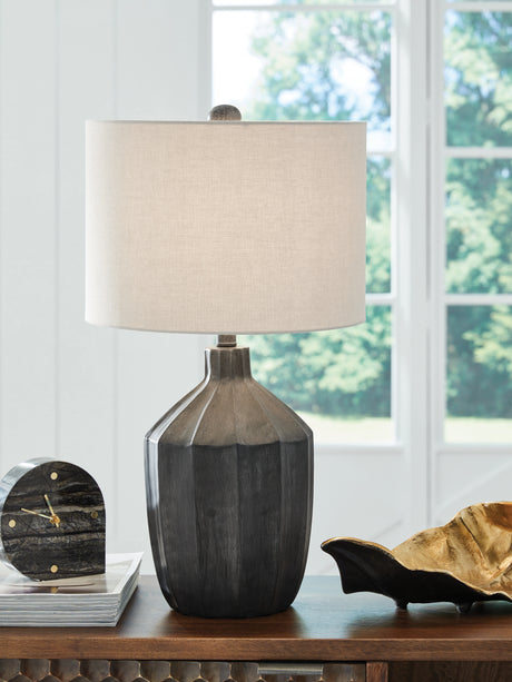 Furniture City Biloxi - Ashley Furniture - Jilton Lighting - Poly Table Lamp (1/CN) / Black - L235844