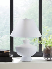 Furniture City Biloxi - Ashley Furniture - Harelwood Lighting - Poly Table Lamp (1/CN) / White - L235934
