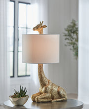 Furniture City Biloxi - Ashley Furniture - Ferrison Lighting - 2-Piece Lamp Set / Gold Finish - L317004X2