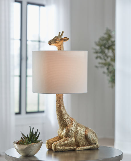 Furniture City Biloxi - Ashley Furniture - Ferrison Lighting - 2-Piece Lamp Set / Gold Finish - L317004X2