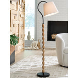 Furniture City Biloxi - Ashley Furniture - Corinwell Lighting - Wood Floor Lamp (1/CN) - L329131