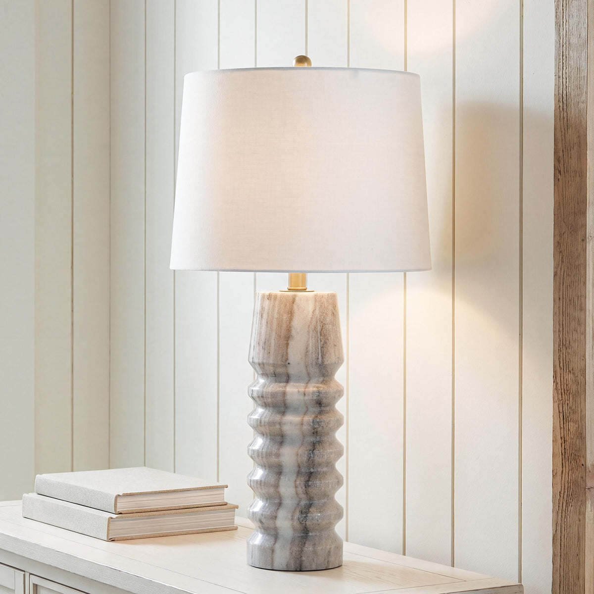 Furniture City Biloxi - Ashley Furniture - Desmont Lighting - Marble Table Lamp (1/CN) - L428974