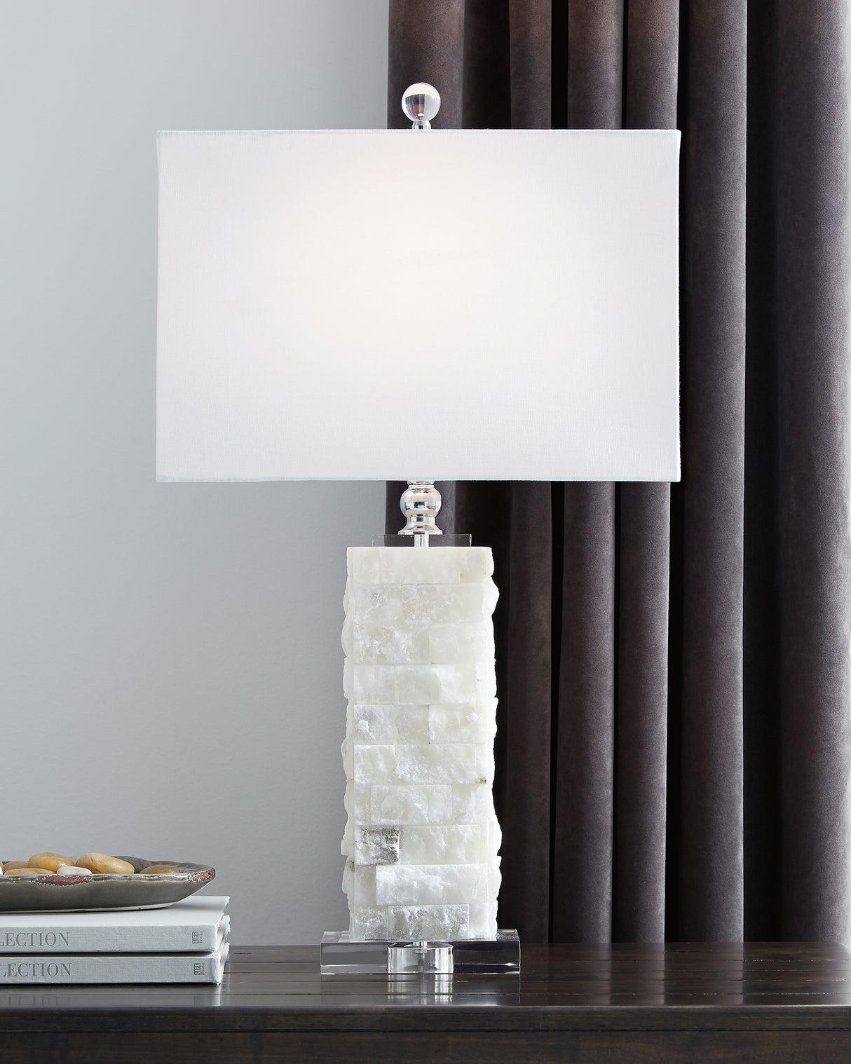 Furniture City Biloxi - Ashley Furniture - Malise Lighting - Table Lamp (Set of 2) / White - L429014X2