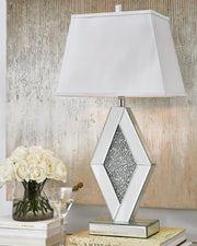 Furniture City Biloxi - Ashley Furniture - Prunella Lighting - Table Lamp (Set of 2) / Silver Finish - L429034X2