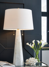Furniture City Biloxi - Ashley Furniture - Laurellen Lighting - 2-Piece Lamp Set / White - L429064X2
