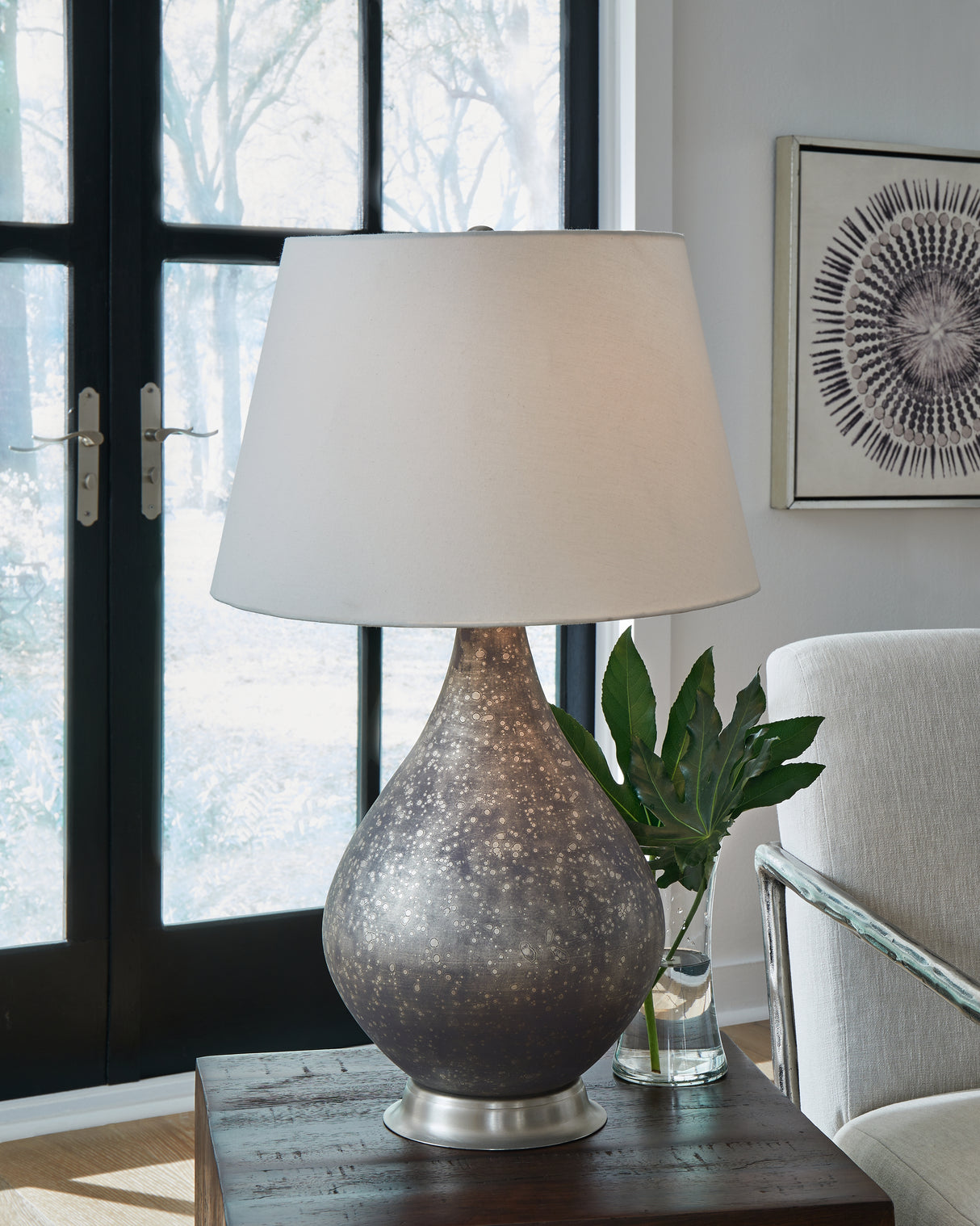 Furniture City Biloxi - Ashley Furniture - Bluacy Lighting - Table Lamp (Set of 2) / Antique Gray - L430834X2