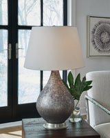 Furniture City Biloxi - Ashley Furniture - Bluacy Lighting - Table Lamp (Set of 2) / Antique Gray - L430834X2