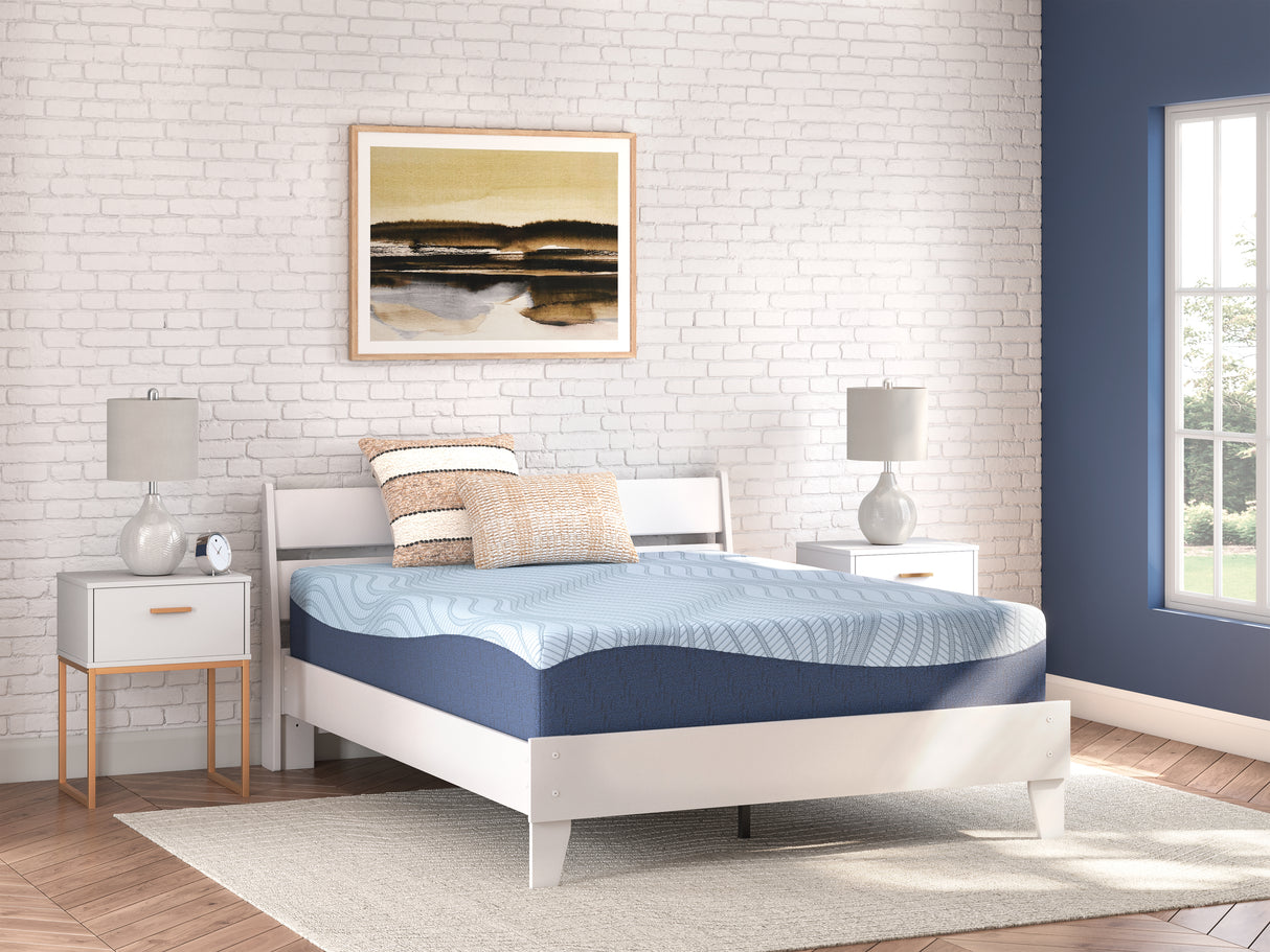 Furniture City Biloxi - Ashley Furniture - Peak 2.0 12 Memory Foam Mattresses - Queen / White - M20631