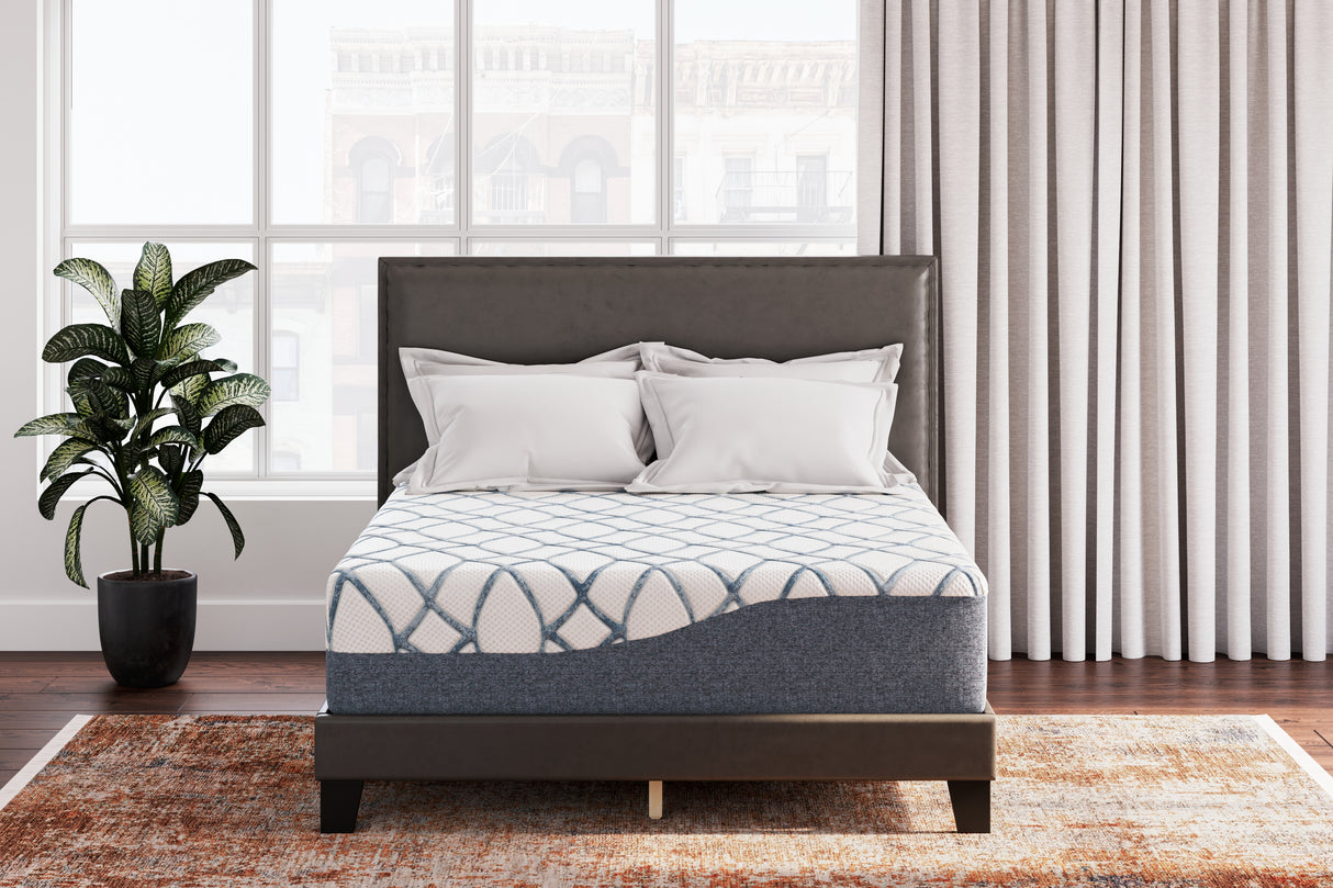 Furniture City Biloxi - Ashley Furniture - 14 Inch Chime Elite 2.0 Mattresses - King / White/Blue - M42741