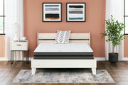 Furniture City Biloxi - Ashley Furniture - 10 Inch Pocketed Hybrid Mattresses - Twin / White - M58911